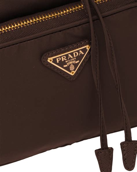 brown nylon prada bag|Prada re nylon bucket bag.